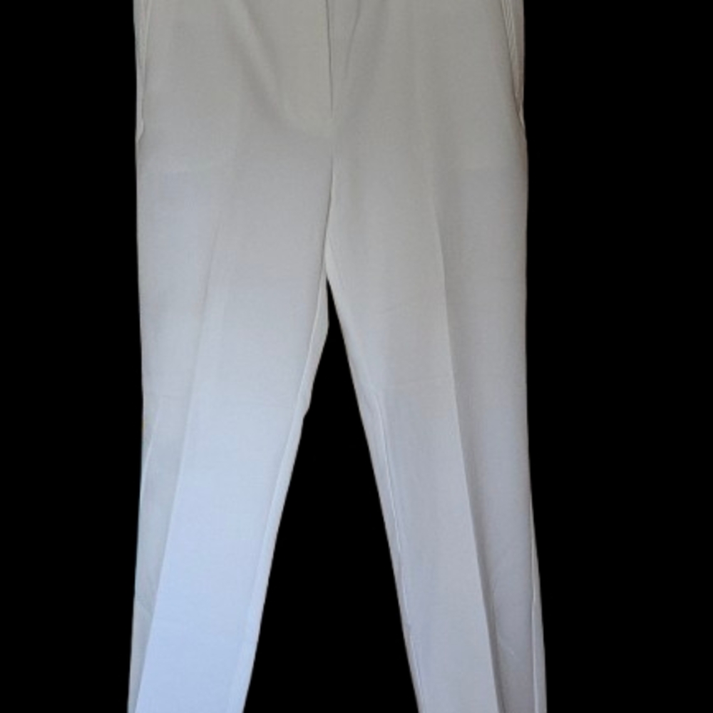 Adrianna Papell Classic White Trousers